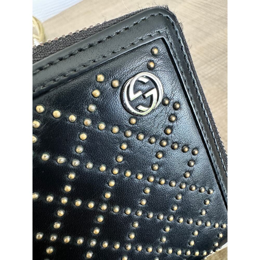Authentic Gucci Diamante Studded Zippy Long Wallet - Picture 12 of 12
